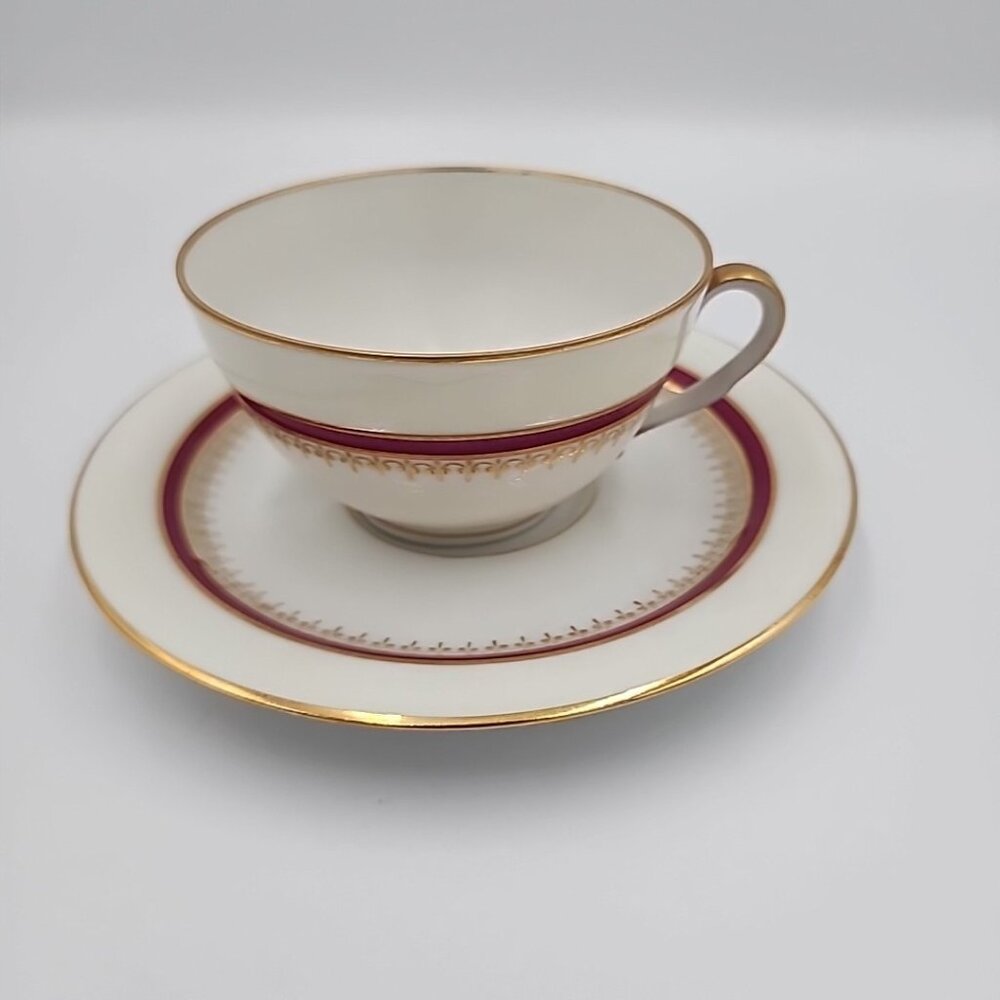 Vintage Porcelain  Fabrique par Chastagner Limoges Tea Cup & Saucer France
